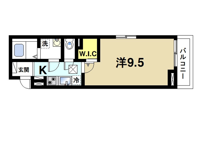 ヴィラ・プレッソの間取り図1