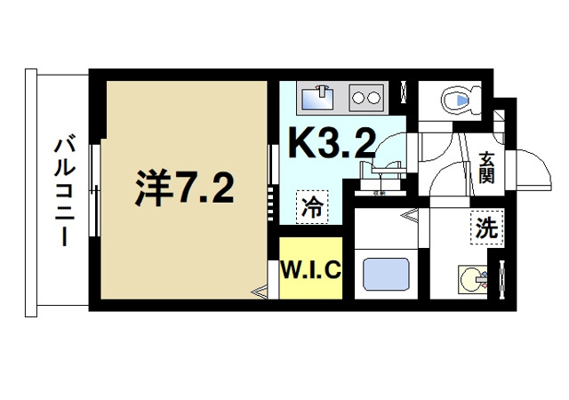 クレアール郡山Ⅰの間取り図1