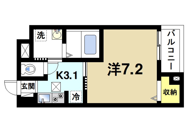 ベルオーブⅤの間取り図1