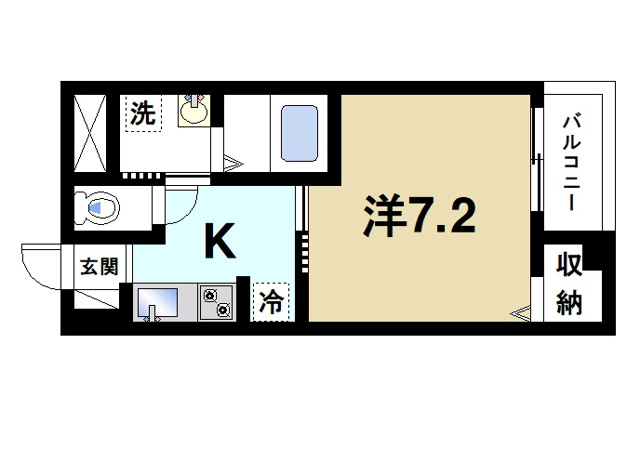 ベルオーブⅤの間取り図1