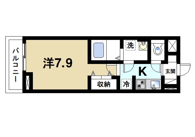 カーサララⅠの間取り図1
