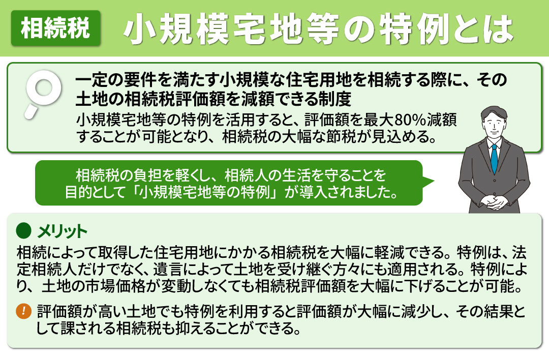 相続税における「小規模宅地等の特例」とは?