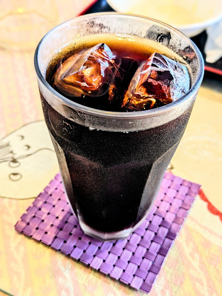 ブラックのアイスコーヒーの写真