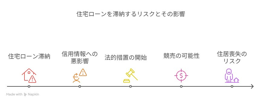 住宅ローンを滞納するリスクとその影響