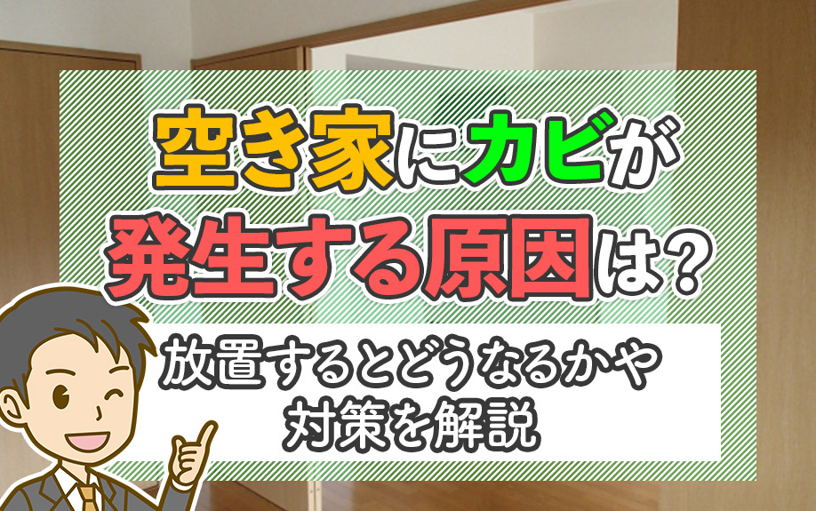 空き家にカビが発生する原因は?放置するとどうなるかや対策を解説