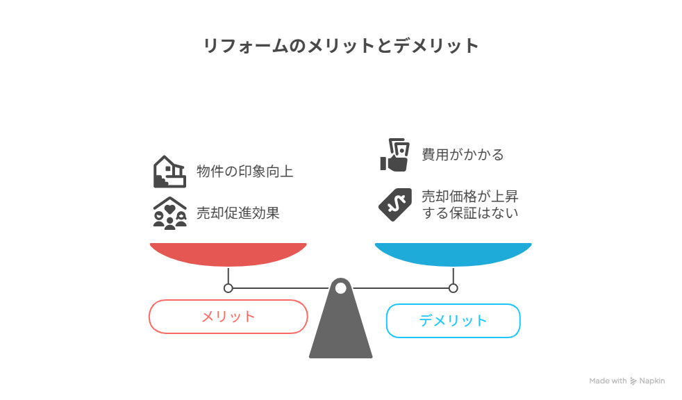 不動産売却前にリフォームを検討する際のメリットとデメリット