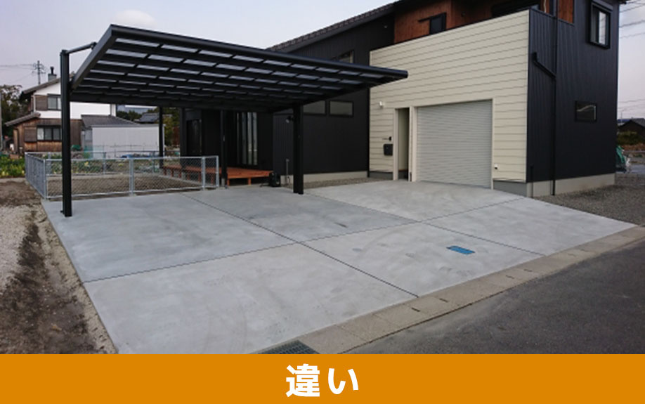 屋根付き駐車場の設置前に確認!カーポートとガレージの違い