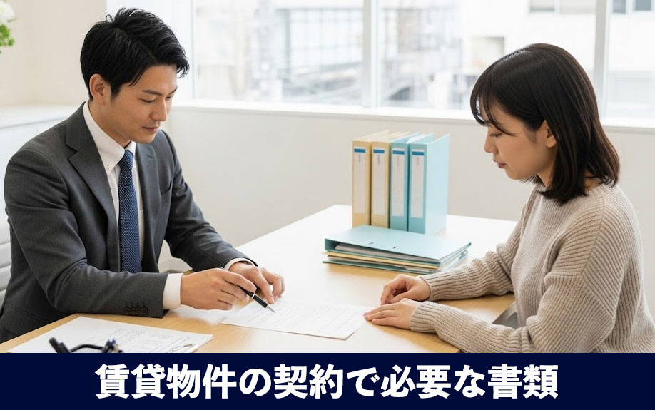 賃貸物件の契約で必要な書類