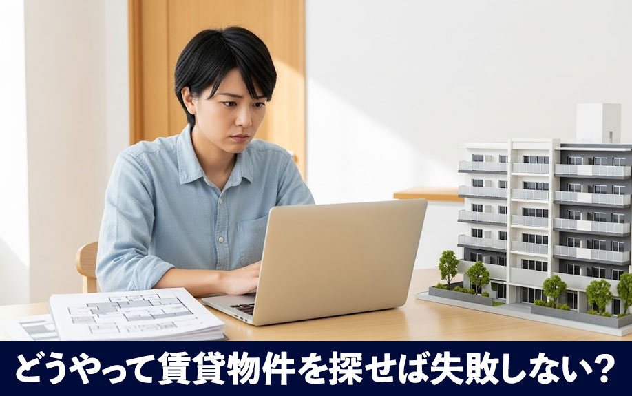 どうやって賃貸物件を探せば失敗しない?