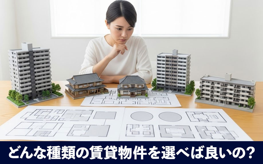 どんな種類の賃貸物件を選べば良いの?