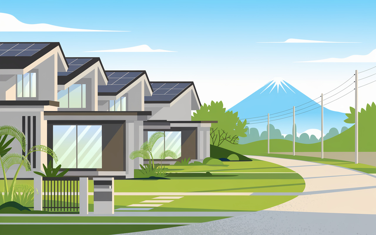 中古戸建てのイラスト