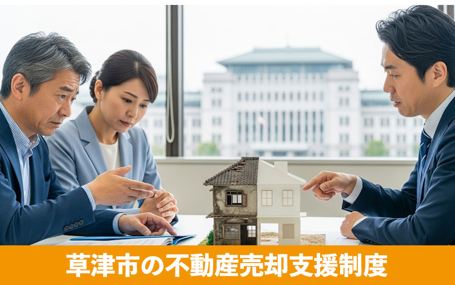 草津駅がある草津市の不動産売却支援制度