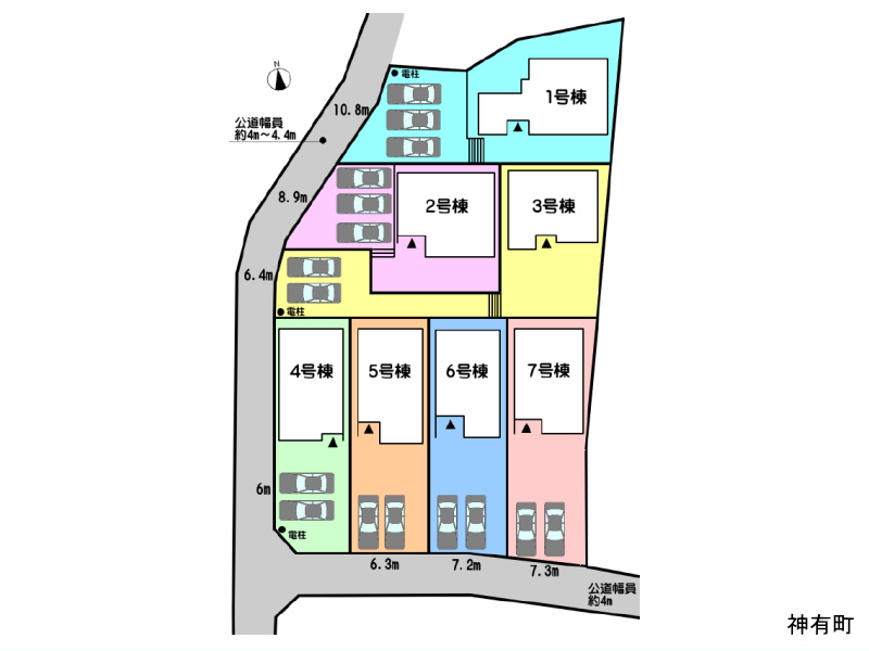 神有町 配置図