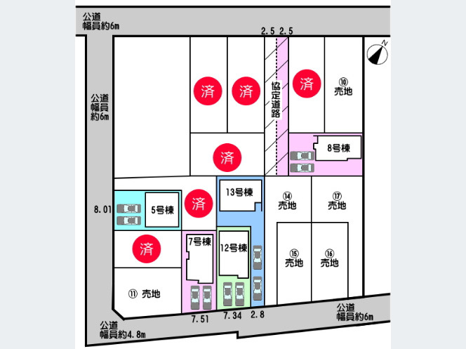 入船町 配置図