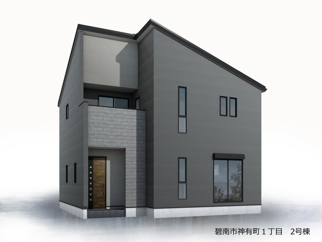 神有町2号棟 外観パース
