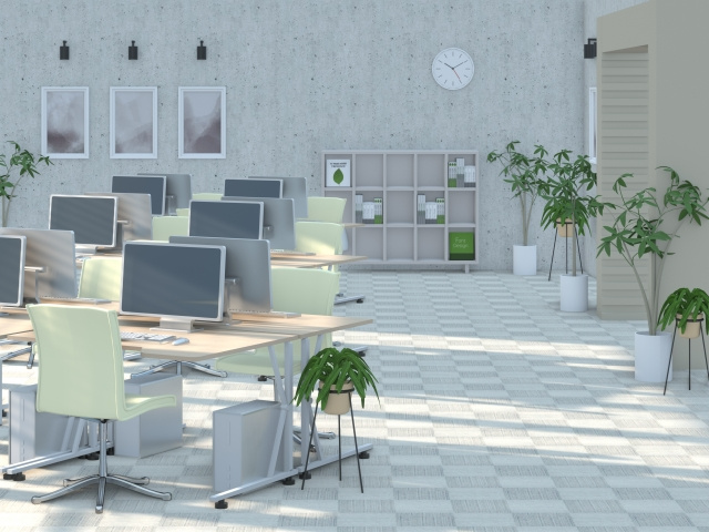 床の素材がオフィスに与える印象と効果は?