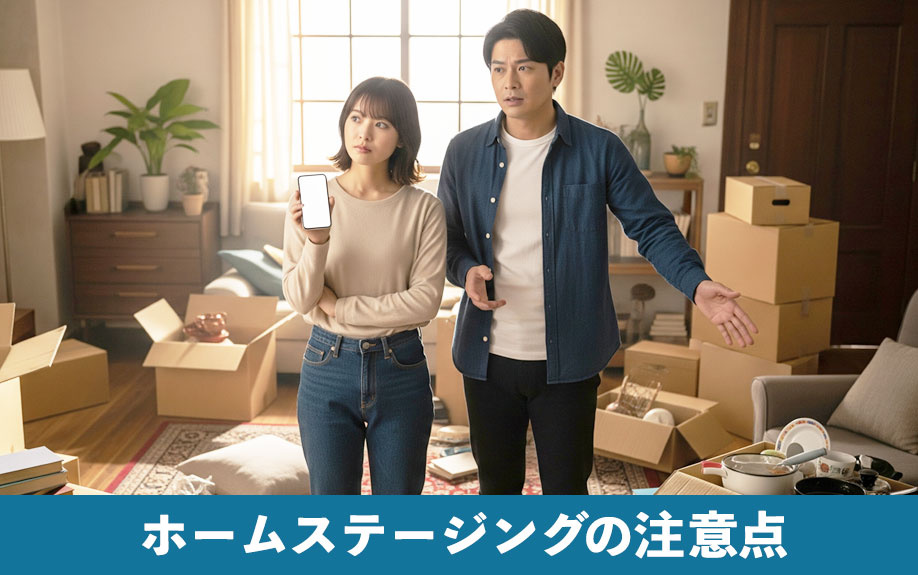 ホームステージングを検討する際の注意点