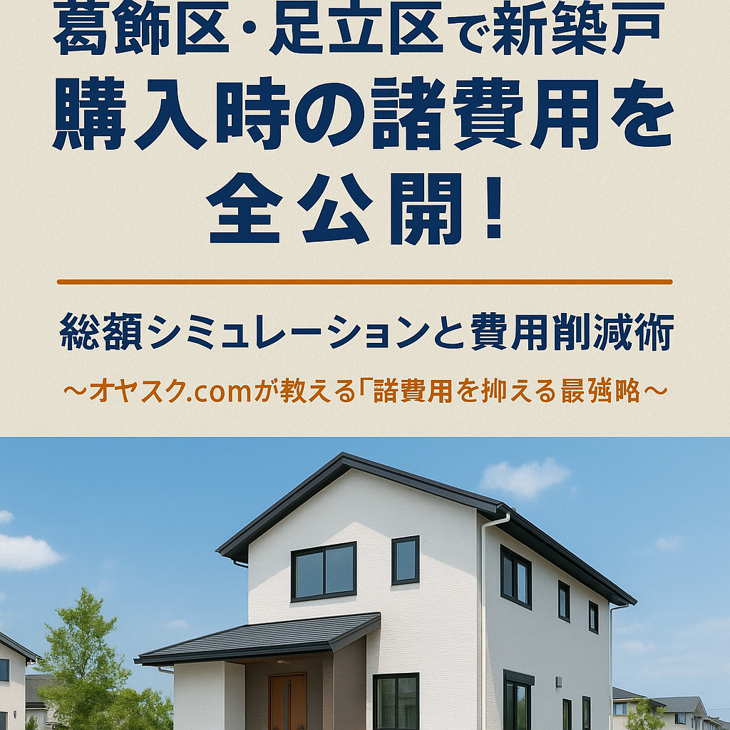 新築戸建て購入の際の諸費用詳細の画像