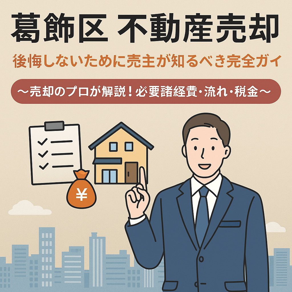 葛飾区の不動産売却の諸費用の画像