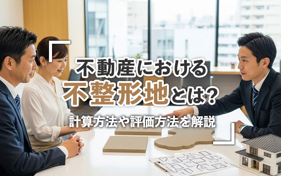 不動産における不整形地とは?計算方法や評価方法を解説