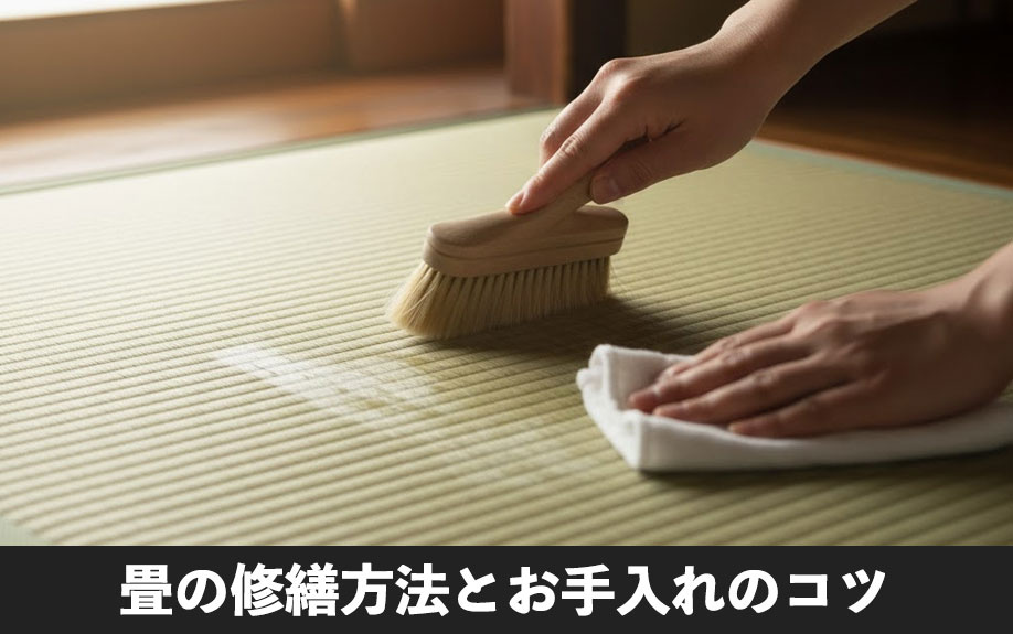 畳の修繕方法とお手入れのコツ