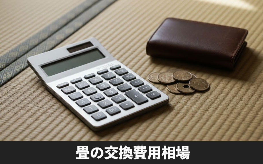 賃貸物件における畳の交換費用相場