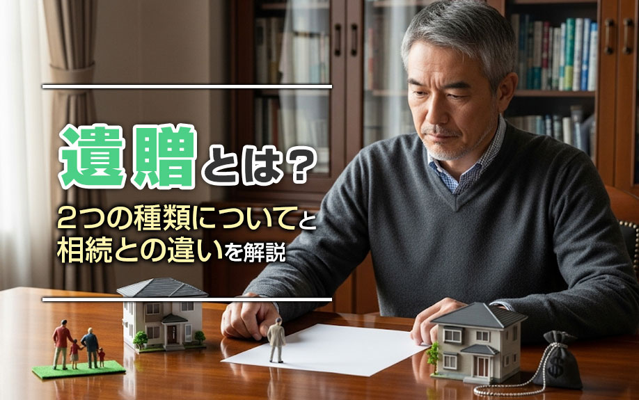 遺贈とは?2つの種類についてと相続との違いを解説