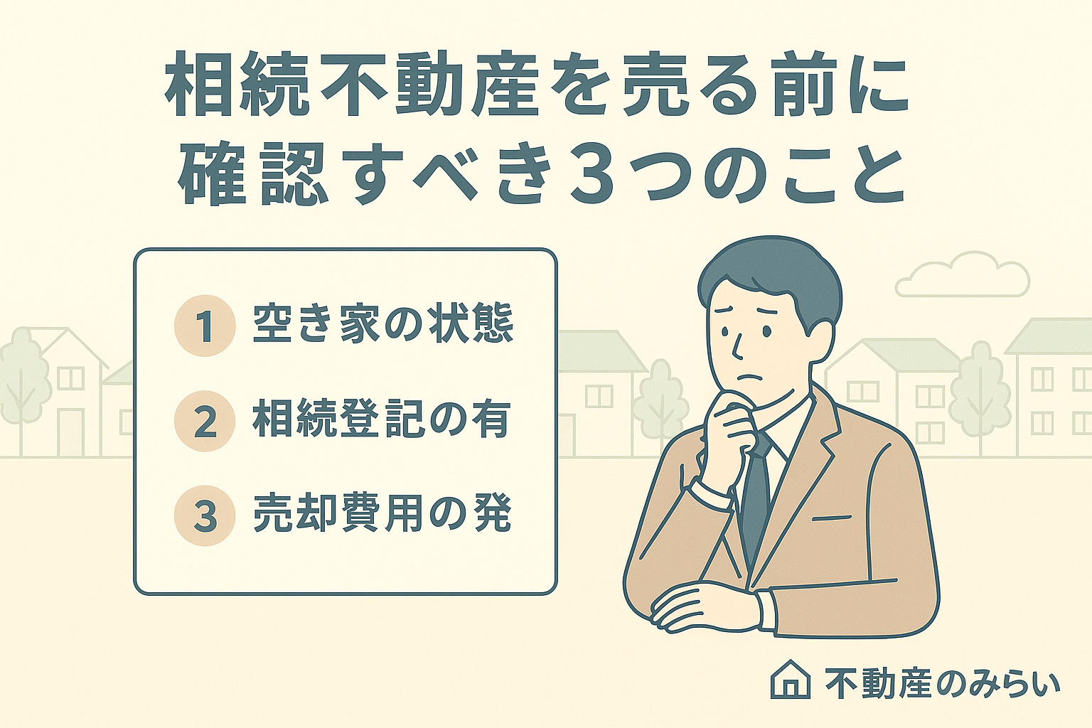 パステル調の青×グレー基調で、足立区役所庁舎と登記書類を確認する不動産担当者のシルエット。法改正の信頼感を表現し、右下にロゴ入り。