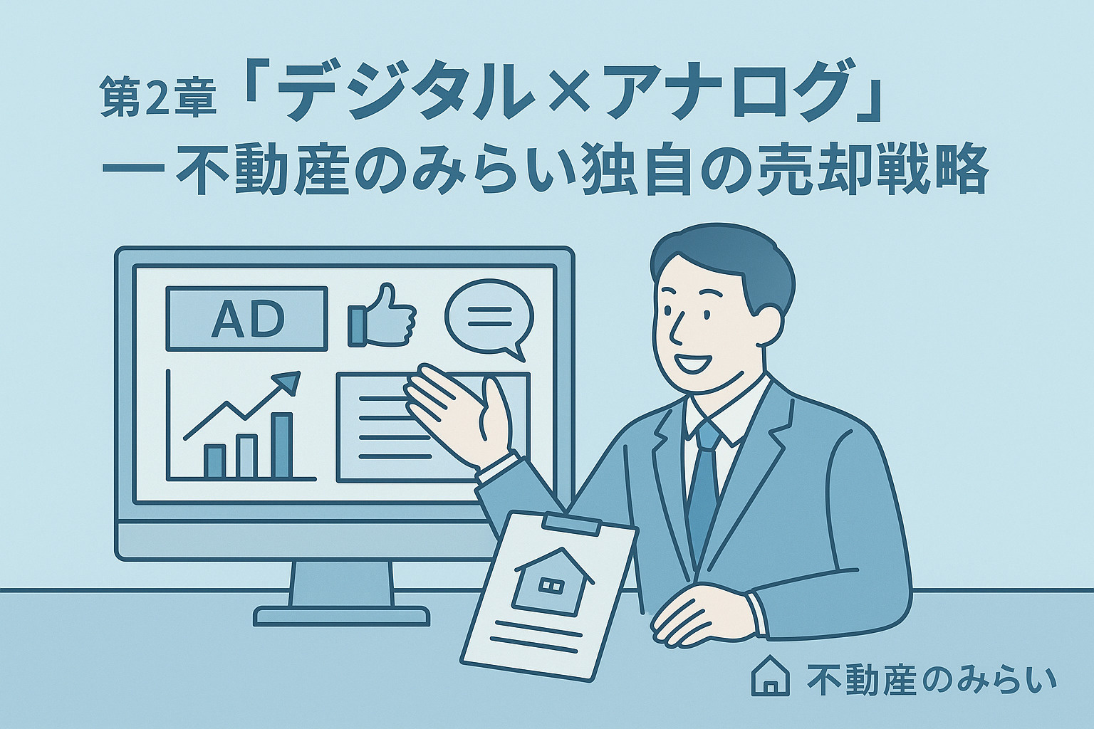 デジタル×アナログを活用した不動産のみらいの独自売却戦略(足立区)