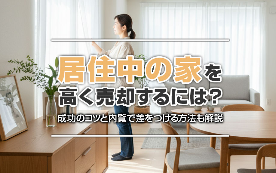 居住中の家を高く売却するには?成功のコツと内覧で差をつける方法も解説