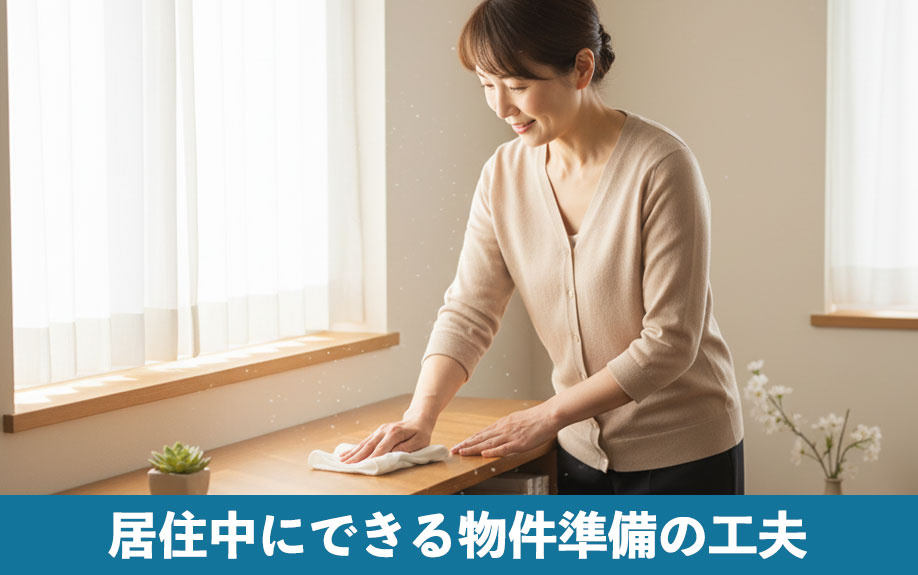 居住中にできる物件準備の工夫