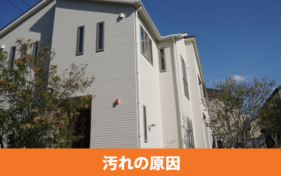 一戸建ての外壁汚れの主な原因