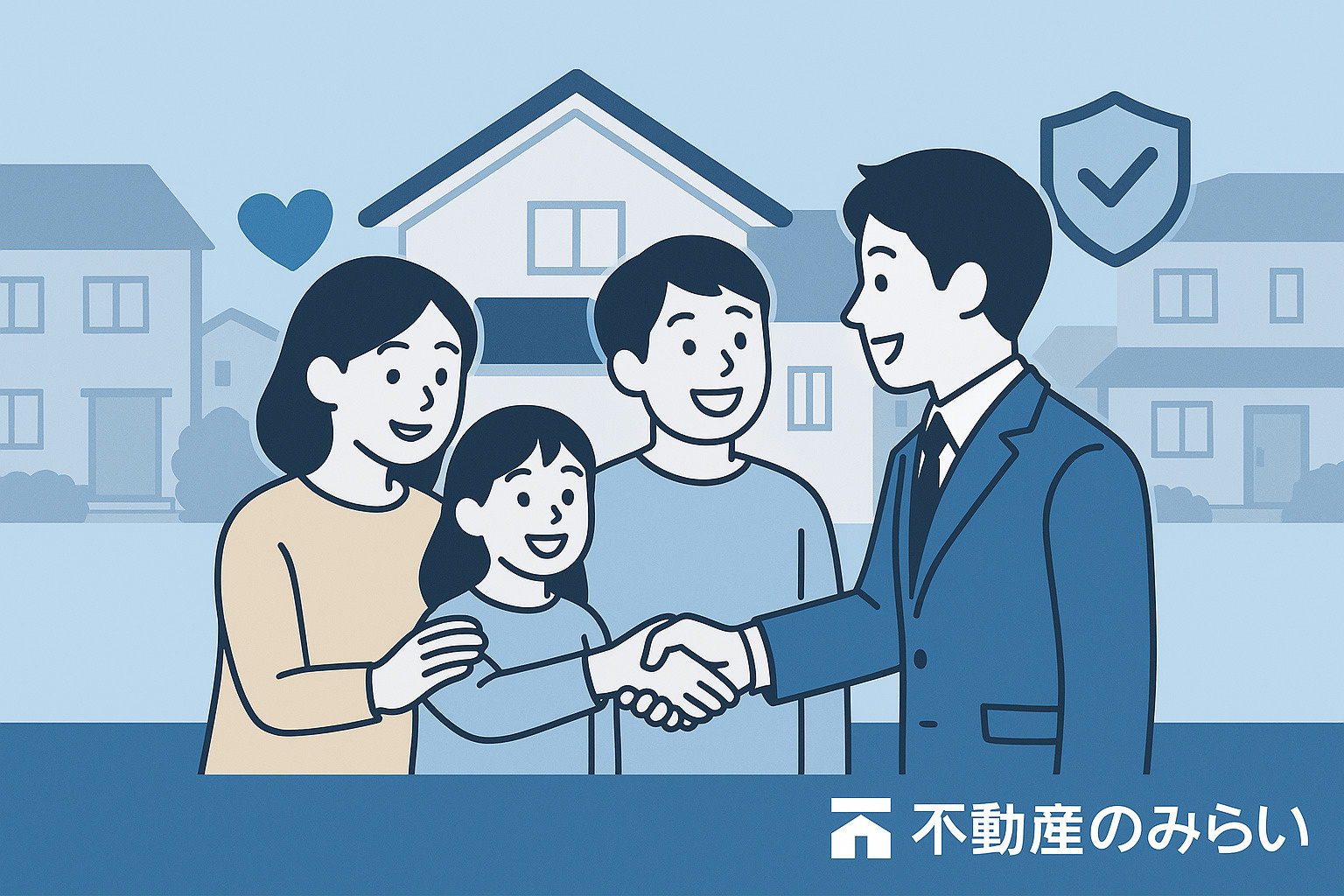 葛飾区・足立区で不動産売却に成功し安心する家族のまとめ画像
