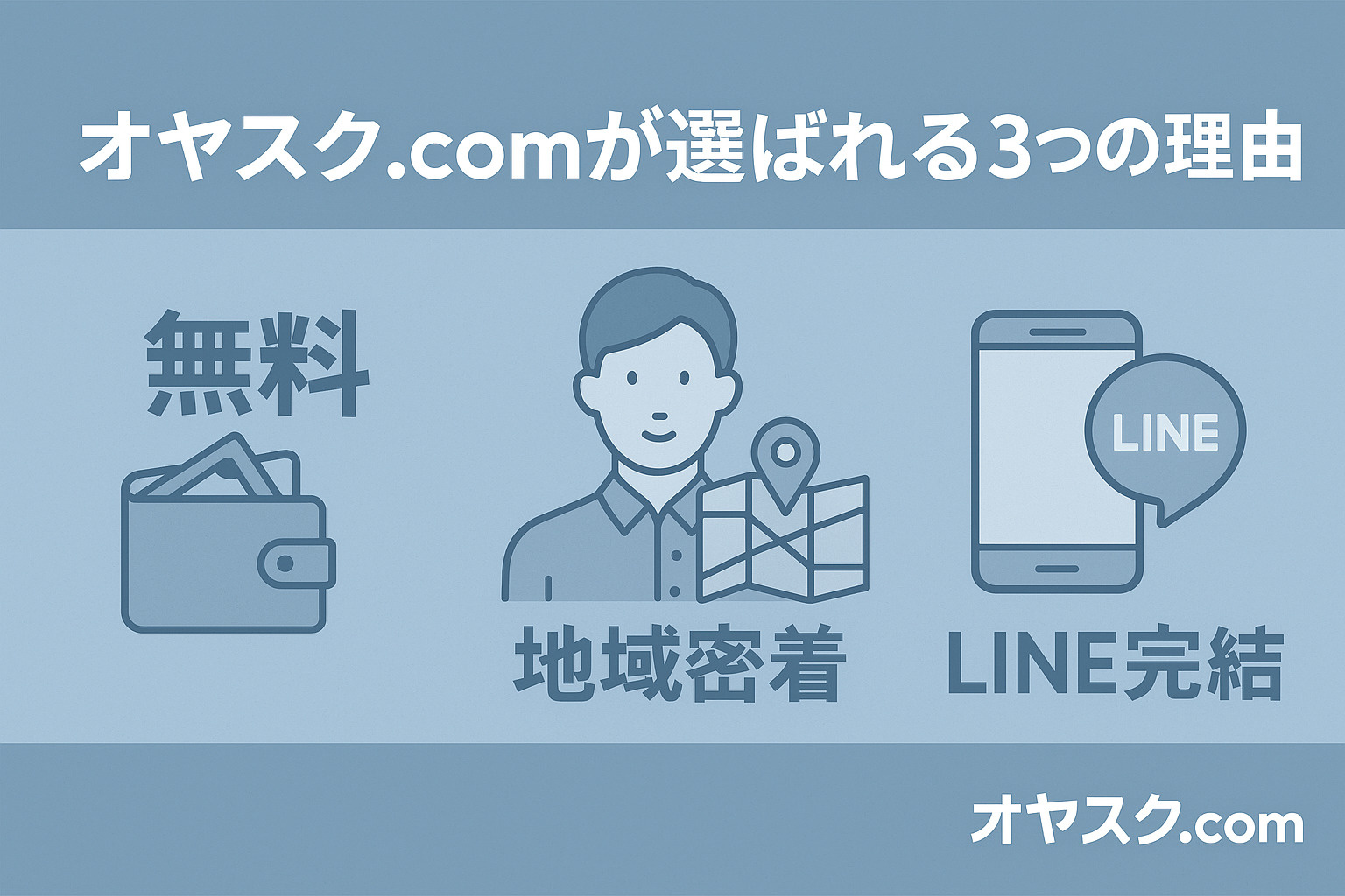 オヤスク.comが宝町・保木間で選ばれる理由を解説する図