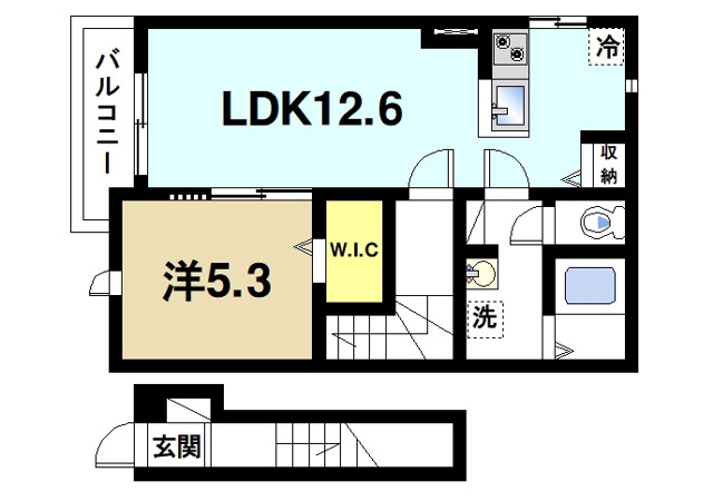 ゴールドメゾンの間取り図3