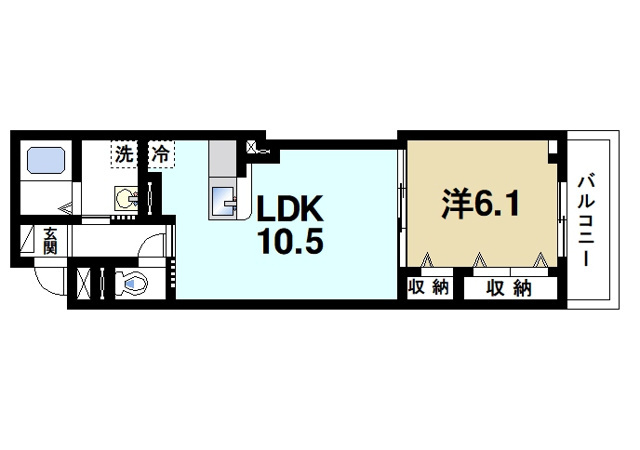 アルティザン九条の間取り図1