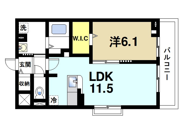 アルティザン九条の間取り図3