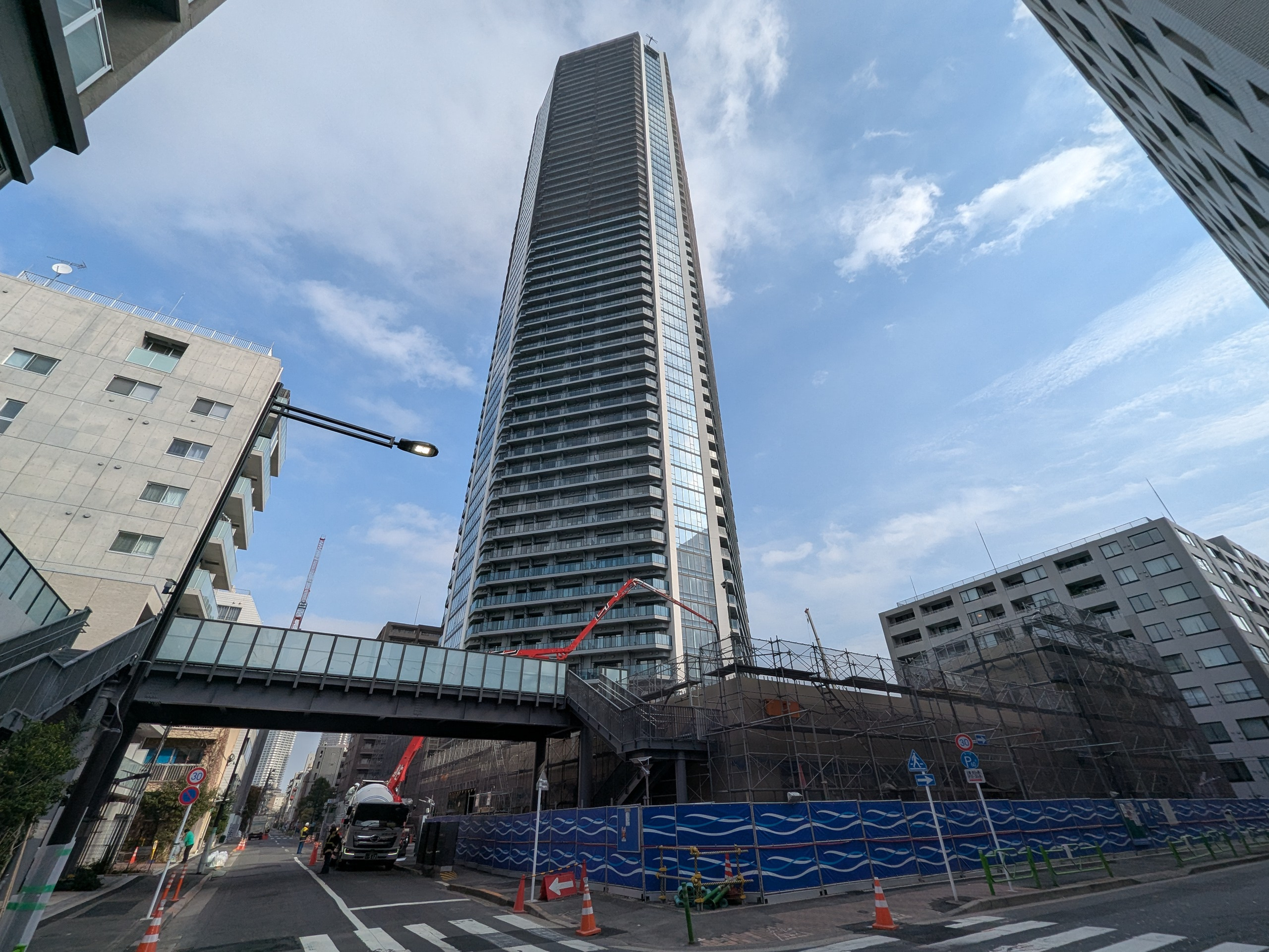 グランドシティタワー月島の建設現地