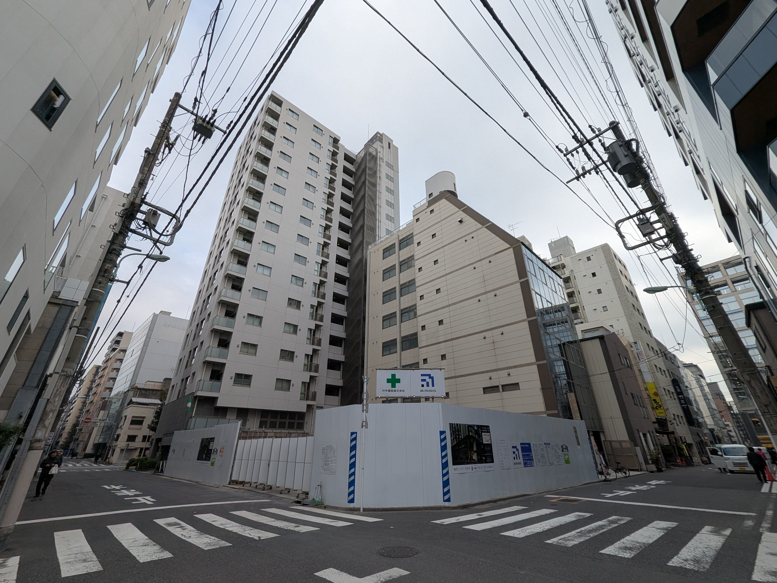 パークホームズ日本橋人形町三丁目の建設現地