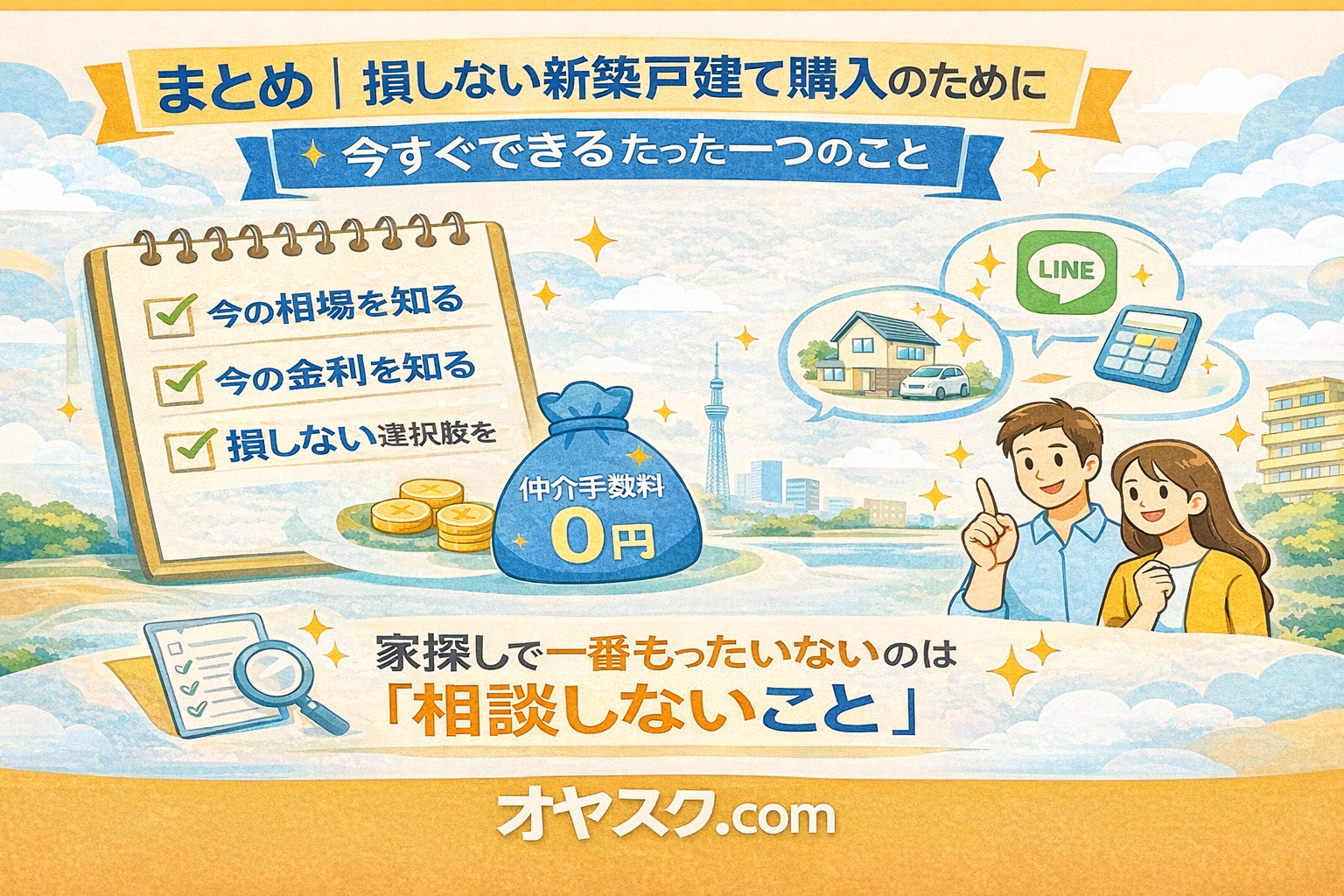 損しない新築戸建て購入のために今すぐできる行動まとめ|オヤスク.com