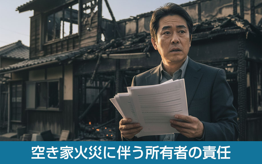 空き家火災に伴う所有者の責任