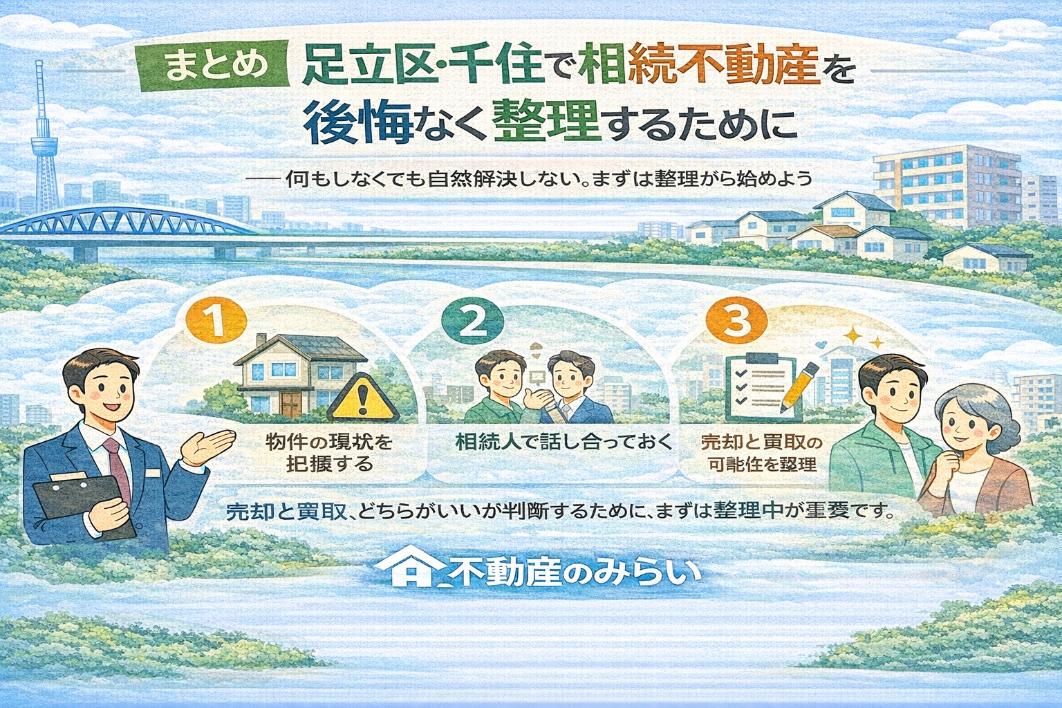 足立区千住の相続不動産売却・買取まとめ
