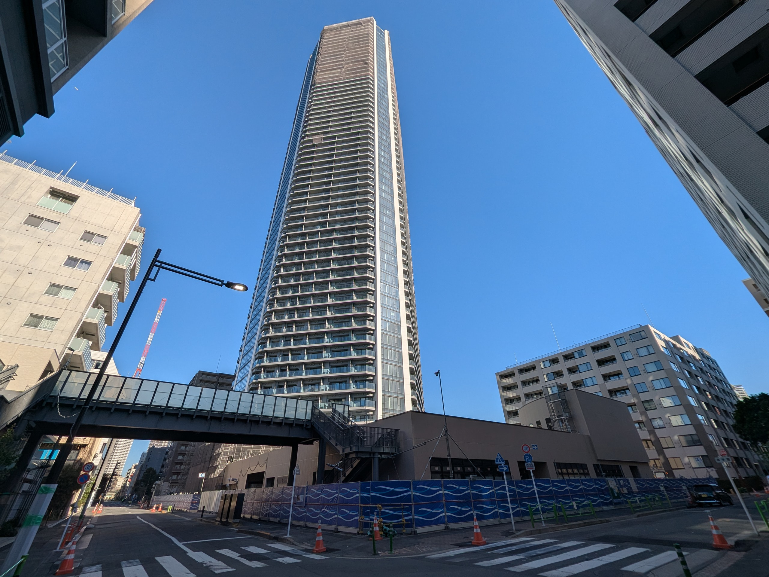 グランドシティタワー月島の建設現地