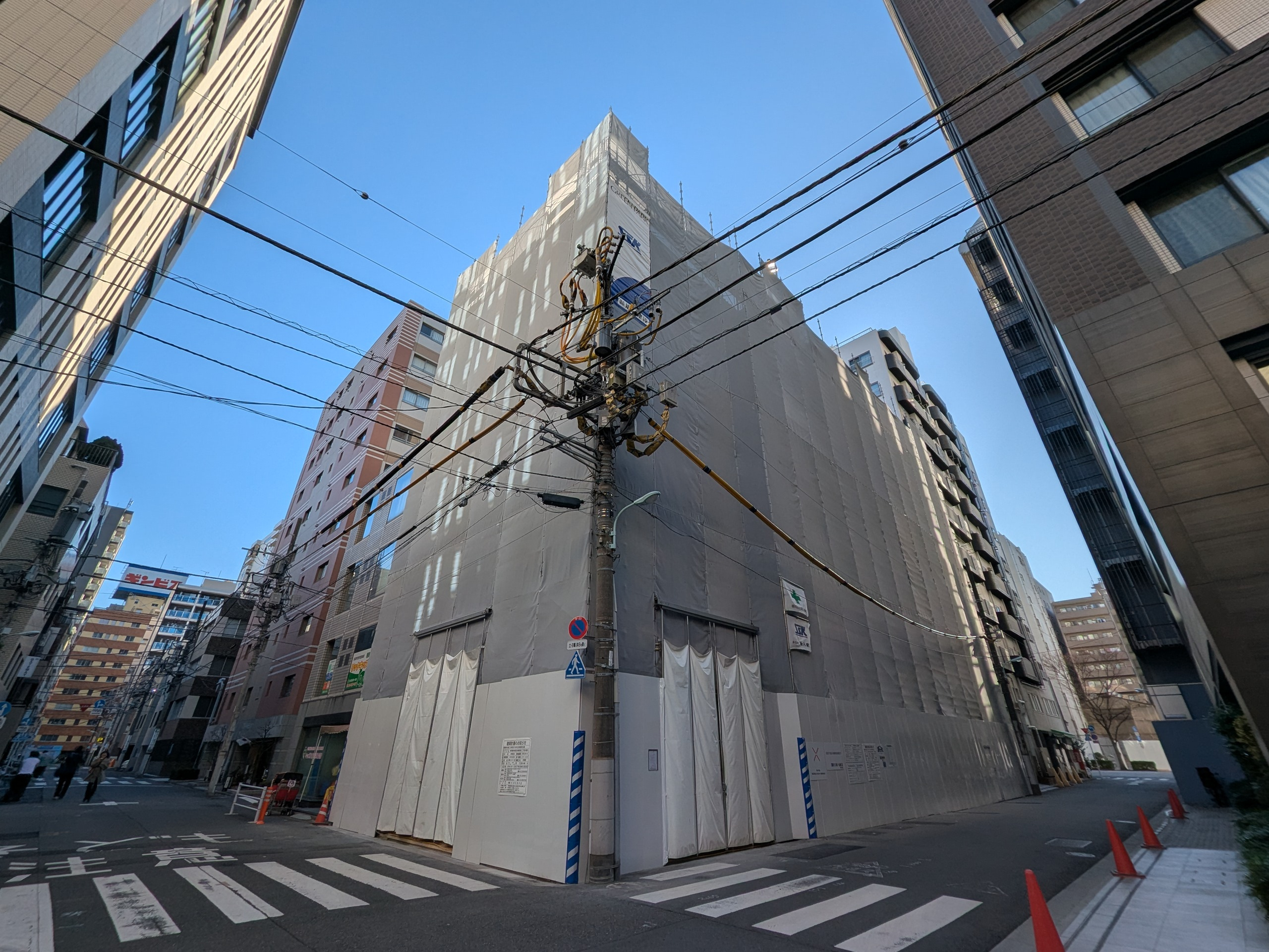 GREEN PARK日本橋浜町公園(グリーンパーク日本橋浜町公園)の建設現地