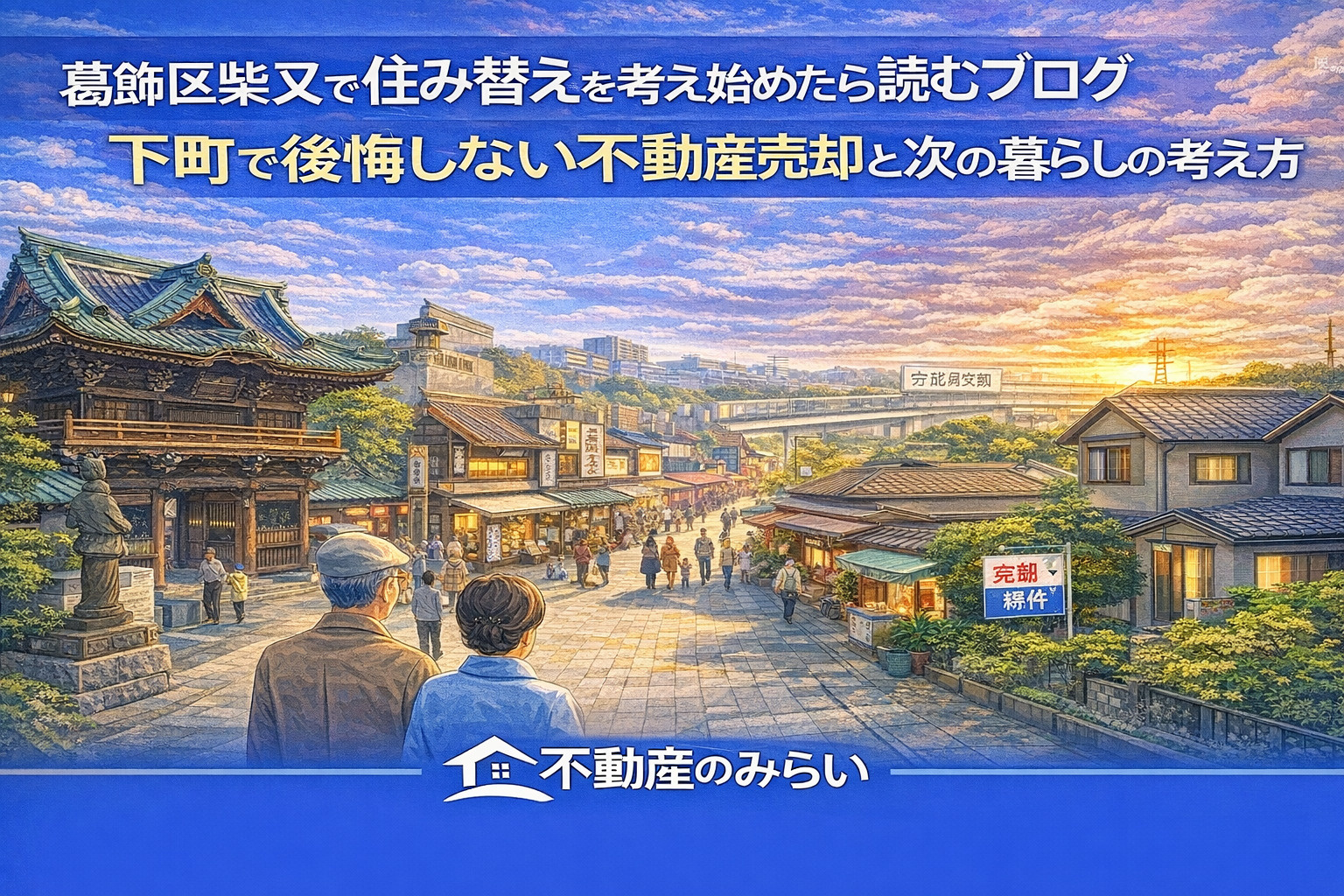 葛飾区柴又で住み替えを考える不動産売却のイメージ