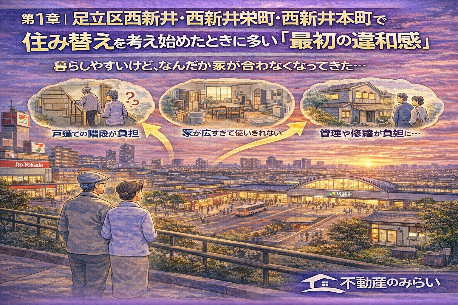 足立区西新井で住み替えを考え始めたときの違和感