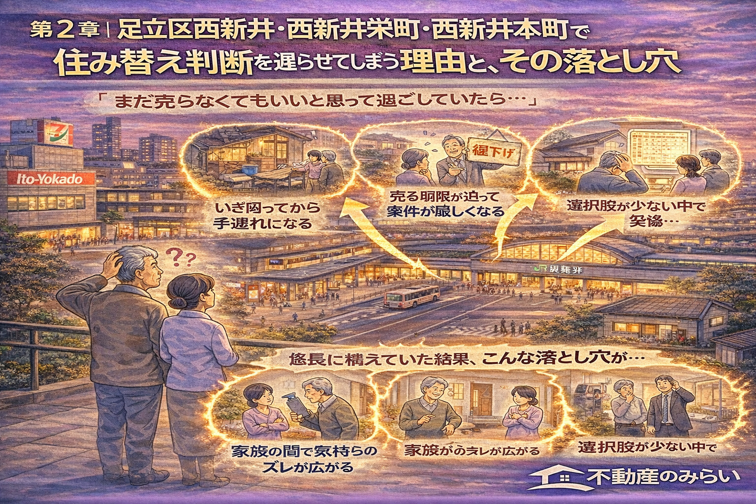 足立区西新井で住み替え判断を遅らせてしまう理由