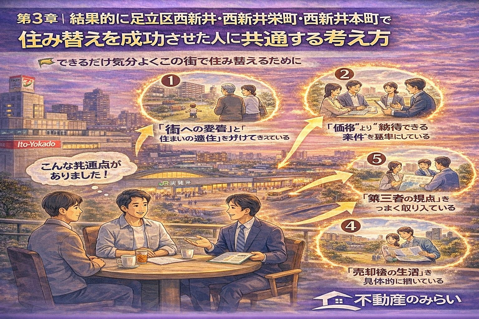 足立区西新井で住み替えを成功させた人の考え方