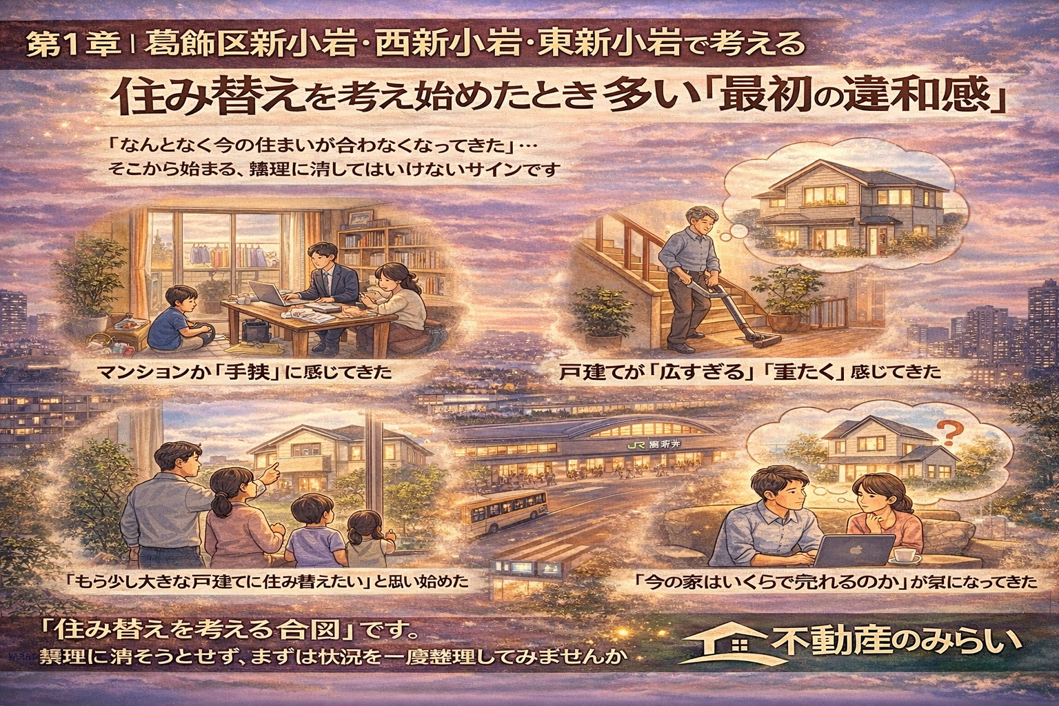 葛飾区新小岩で住み替えを考え始めたときの違和感