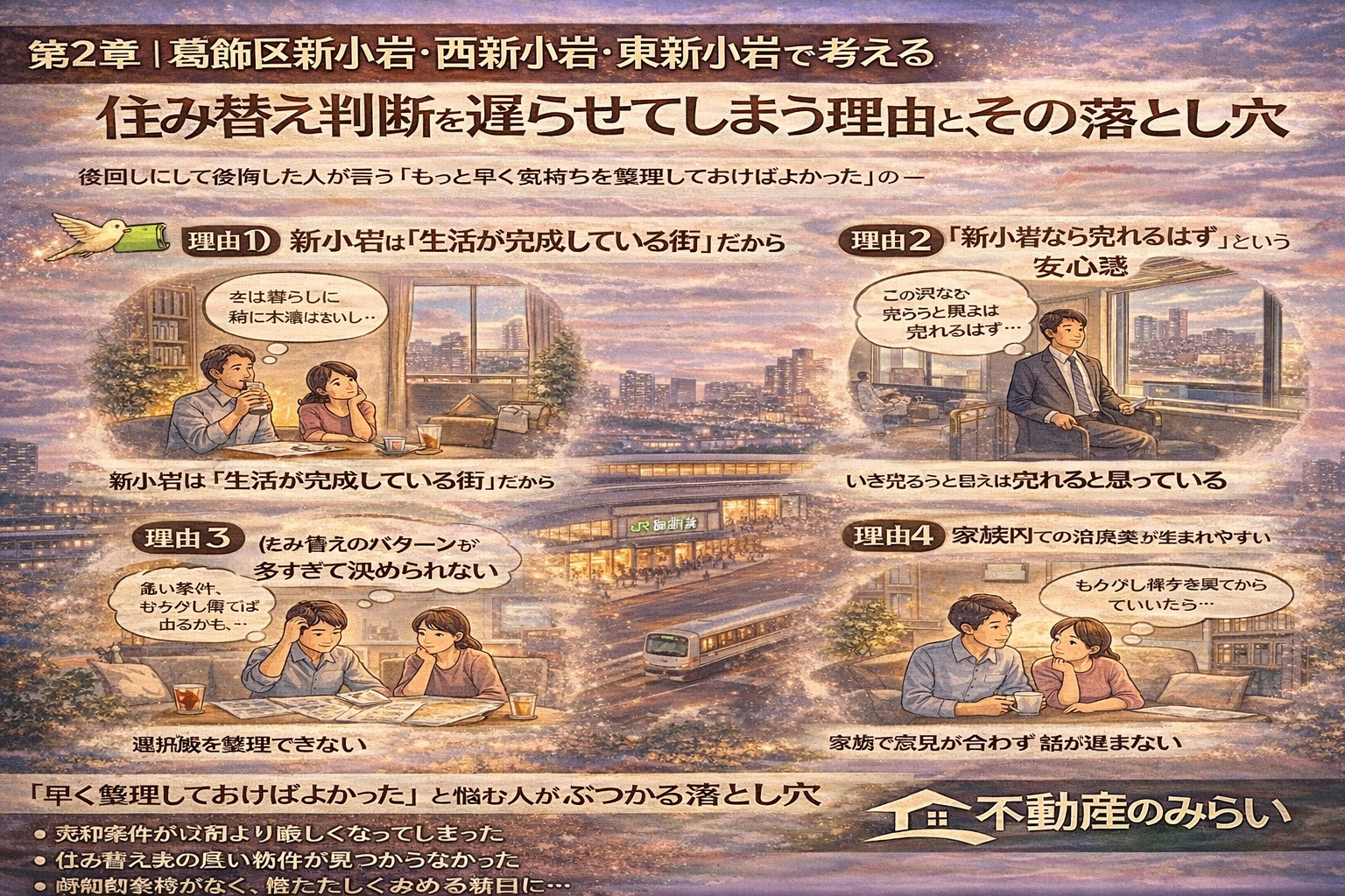 葛飾区新小岩で住み替え判断を遅らせてしまう理由